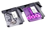 X4E75A M0H50A Set testina di stampa Cartuccia d'inchiostro a colori nero – Compatibile con HP 610 615 618 550 617 650 500 508 510 511 515 517 518 519 530 531 538