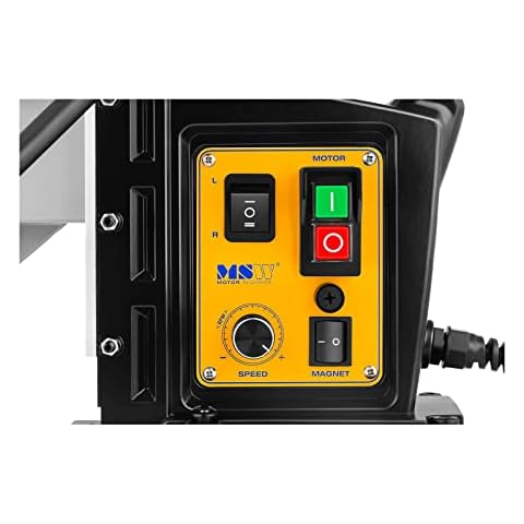 MSW Magnetbohrmaschine Kernbohrmaschine MSW-MD60-PRO (1.680 W, 13.800 N, 370 U/min, Max. Ø Kernbohrungen 60 mm, Max. Tiefe 50 mm, Weldon-Schaft 19 mm) Cover