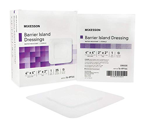 Barrier Island Dressing 4X4 25Ea/Bx by McKesson