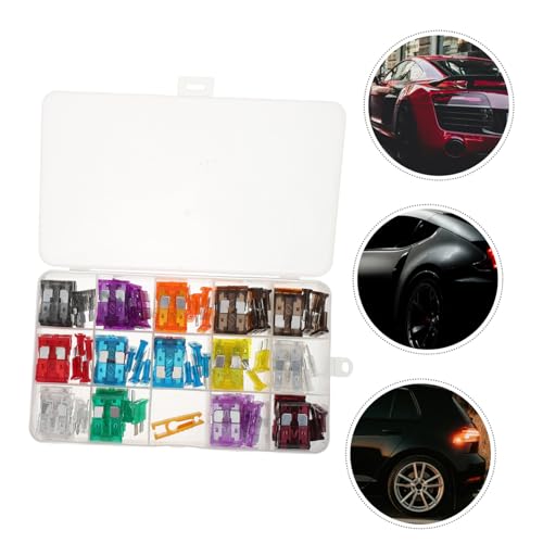 Kit de fusibles automotrices ULTECHNOVO, 150 piezas, para autos, camiones, RV y motocicletas, con caja de almacenamiento miniatura 6