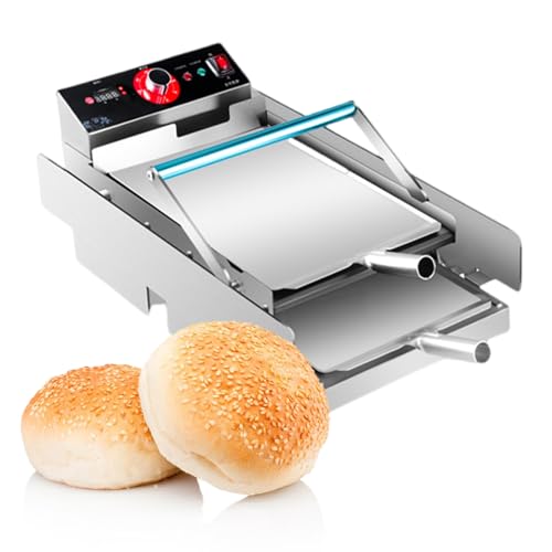 XEEAOFE Commercial Hamburger Toaster 220V 750W/2000W