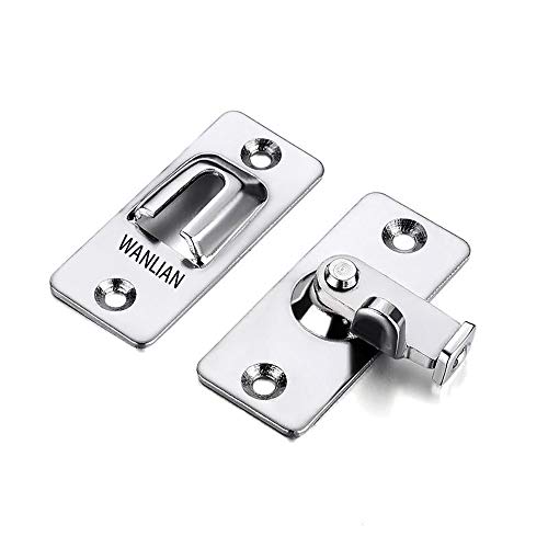 Dingchi 90 Degree Door Clasp Lock Shift Door Lock Button Push Pull Button Door Latch Special Door Lock Button #TOP6