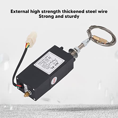 Válvula solenoide Flameout, motor a diesel, gerador a diesel, controlador de acelerador elétrico 24