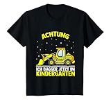 Kindergarten Kind Bagger Baustelle Geschenkidee