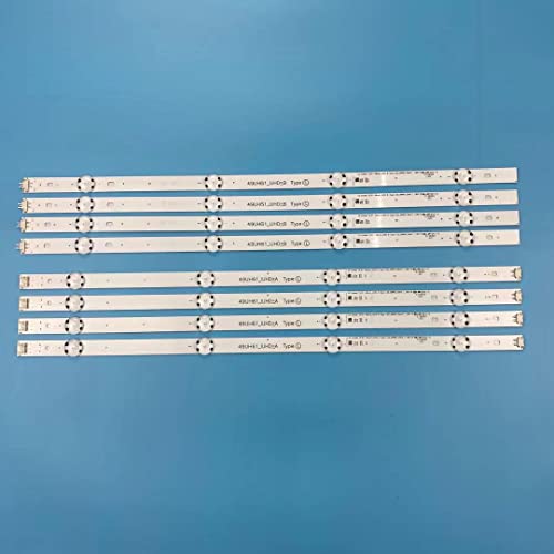 BAVALU 8pcs striscia di retroilluminazione a LED for LG TV 49 pollici-UHD_A-tipo 15.5Y 49UH610V 49UH620V 49UH603V 49UH610A EAY63192605 49UH61_UHD_A 49UH61_UHD_b