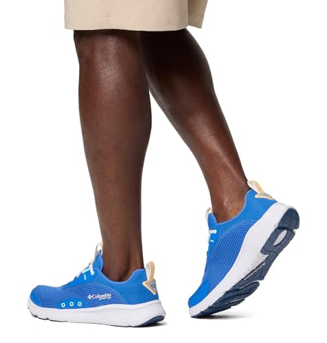 Columbia Mens PFG Castback Non Slip Boat Shoe, Vivid Blue/Cocoa Butter, 11