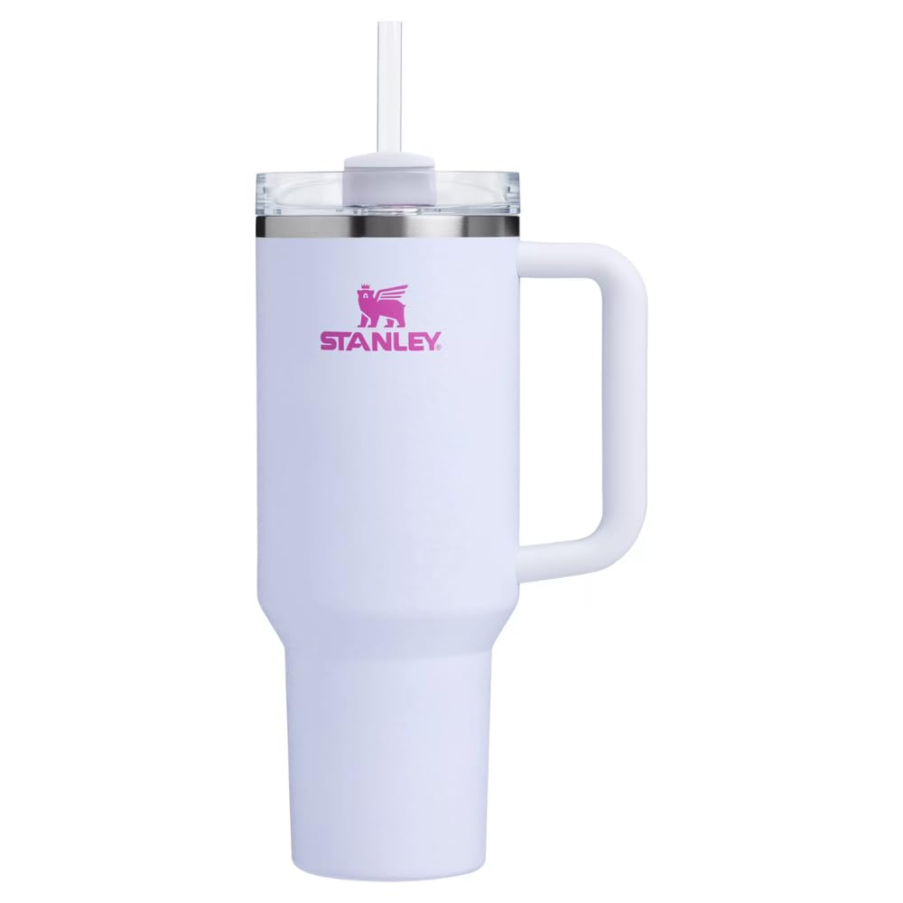 The Flowstate Quencher H2.O Tumbler | 40 oz. Vacuum Insulated | Crystal Crush (White)