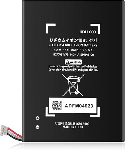 JeanAnte 3570mAh Rechargable Battery Replacement for Nintendo Switch Lite Lite HDH-003 HDH-001 Lite