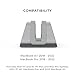 HumanCentric Vertical Laptop Stand Compatible with MacBook Pro and MacBook Air, Holder for Personal Computer Desk Stand, Aluminium, Exchangeable Inserts to Fit Different Device Models, Space Grey