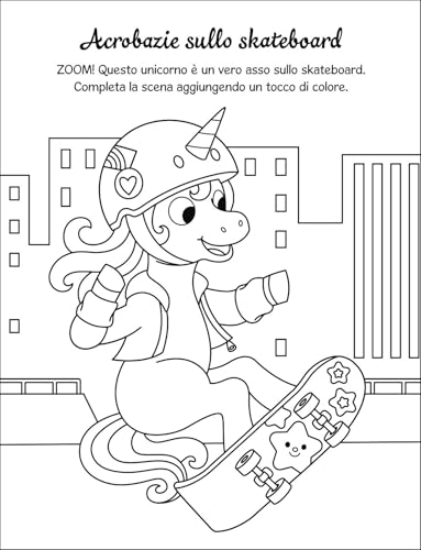 Magici Unicorni Da Colorare. Ediz. Illustrata. Con 16 Pastelli - 4