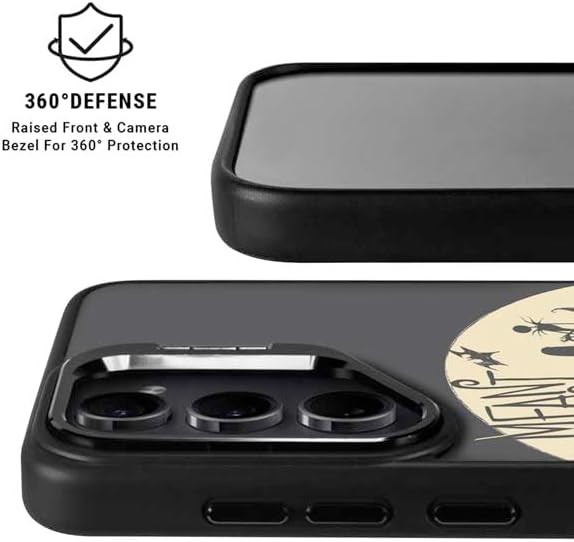 Skinit Kickstand Phone Case Compatible with Galaxy S25 Ultra - Officially Licensed Disney The Nightmare Before Christmas Jack and Sally Meant to Be Design
