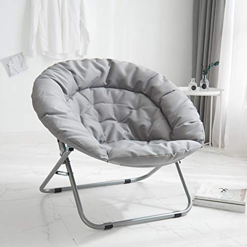 Urban Lifestyle Canvas Oversized Polycanvas Saucer Chair, Grey
