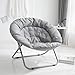 Urban Lifestyle Canvas Oversized Polycanvas Saucer Chair, Grey