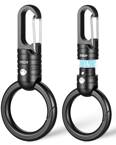 TISUR Magnetic Quick Release Carabiner Keychain,Detachable Key Chain Rings