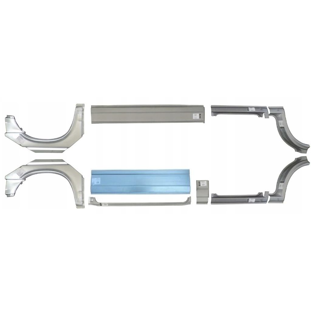 Reparaturblech Schweller + vorderer + hinterer Kotflügel für Volkswagen Transporter T4 90-03