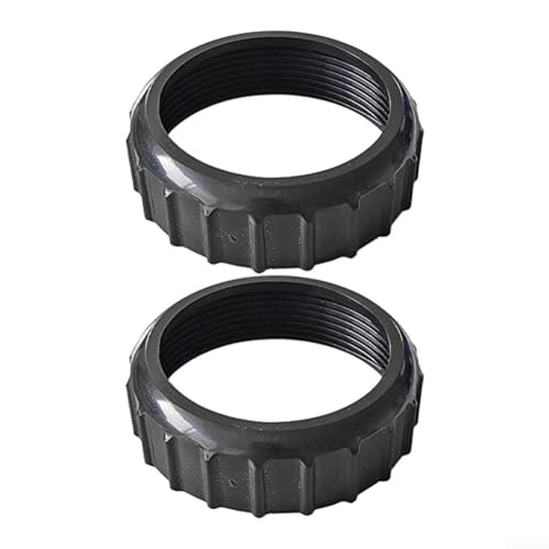GLFLOW Threaded Ring For SPS100/SPS75/SPS50 Pump Pre-Filters, Secure Fit Union Nut Replacement For Swimming Pool Filtration Equipment(2pcs)