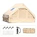 Inflatable Tent for Camping,4/6 Person Blow Up Air Glamping Room Tent House with Stove