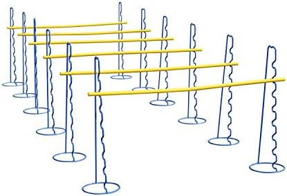 6 Agility Hurdles With Adjustable Height Maximum Height 48 Cm Or 63 Cm Hurdle Training Amazon De Sport Freizeit