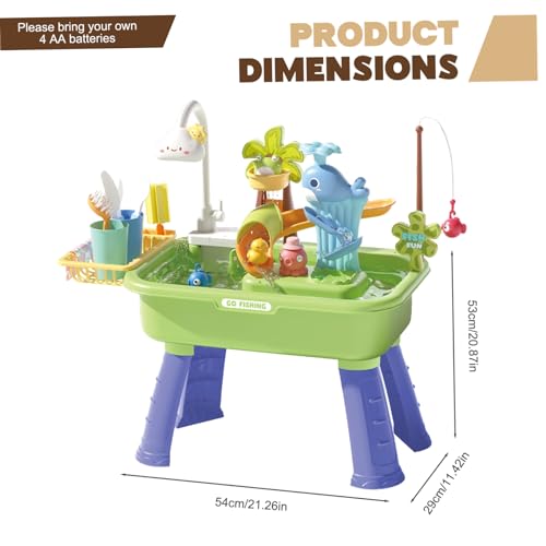 Table à eau pour enfants, le cadeau parfait avec son évier de jeu - 4