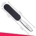 Homeve Professional Pedicure Foot File - Reusable Stainless Steel Cracked Skin Corns Callus Remover Feet Rasp with 10 Replaceable Pads Coarse-Fine