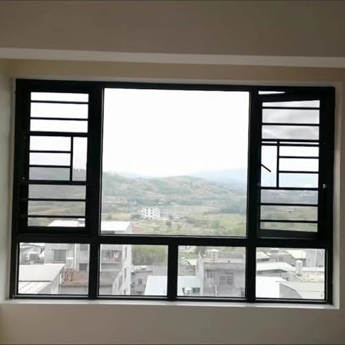Mosquiteras extensibles para ventanas de casa con reja de seguridad 45x100 cm 2