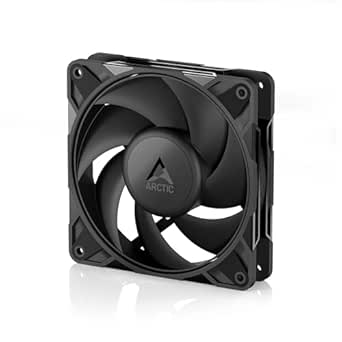 Arctic P12 Pro PST - Powerful Premium Fan, 120 mm PWM Fan with Y-Cable Splitter, 600-3000 RPM, 0 RPM <5% PWM, Fluid Dynamic Bearing, 4-Pin - Black
