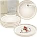 Produktbild SÄNGER Key West | Dessertteller 6 teilig, Steingut Teller Set 6 Personen, Kuchenteller - spülmaschinenfest mikrowellenfest - Steingut Geschirr Creme mit sandiger Maserung | VALUE COLLECTION