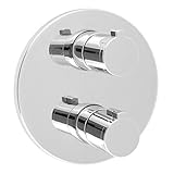 Thermostat-Armatur für die Unterputzmontage mit 3-Wege Umstellung