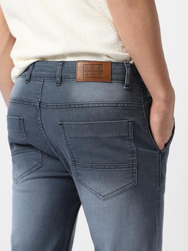 Image of Urbano Fashion Men's Regular Fit Washed Jeans Stretchable