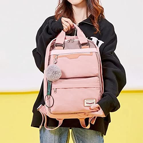 Moda Mochila Bolsa Escola Viagem Notebook Alto Qualidade (Cinza)