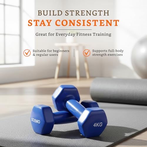 Image of Amazon Brand - Solimo Vinyl Dumbbell