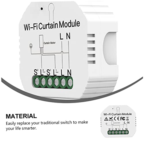 Yardwe Controlador Disjuntor De Cortina De Rolo Transmissor Rc Interruptor Wifi Interruptor Sem Fio