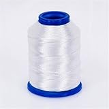 1 Spule ; 100% POLYESTER GARN FÜR IHRE SCHMUCKHERSTELLUNG UND MEHR STRAPAZIERFÄHIG, GLÄNZEND 6 FACH und ca. 0,75mm 20 Gramm = Ca. 300 Meter Garn Nr: 50 POLYESTER GARN