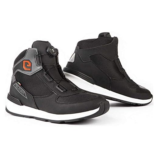 Eleveit Scarpe Tank Wp Uomo, Nero/Arancio Fluo, 40