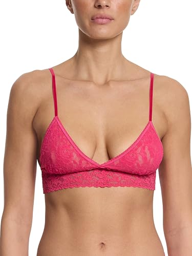 Image of hanky panky Signature Lace Padded Bralette, XS, Sweet Tart Pink