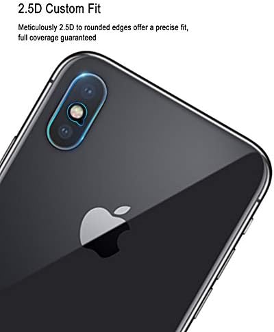 Casetego Compatible with iPhone XS Max Camera Lens Protector, [3 Pack]Thin Transparent Clear Camera Tempered Glass Protector, High Definition Protector for Apple iPhone XS Max 6.5",Clear