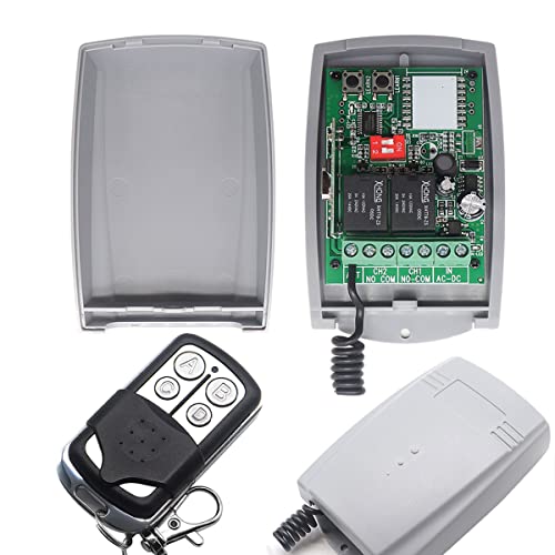 Ricevitore universale Garage 433 MHZ 2 Canali