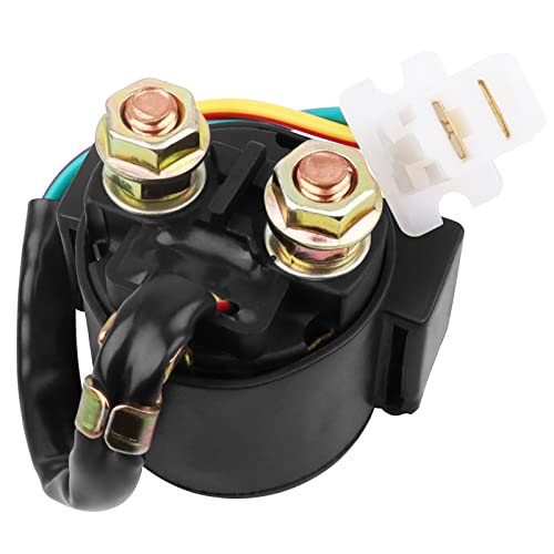 Starter Solenoid Relay for Yamaha Warrior 350 1987-2004 Big Bear 350 1987-1999 Wolverine 350 1996-2005 YFM 350 1996-2005 for Honda TRX300 Fourtrax 300 1988-2000 TRX250 1984-1987 Sportrax 2003-2008
