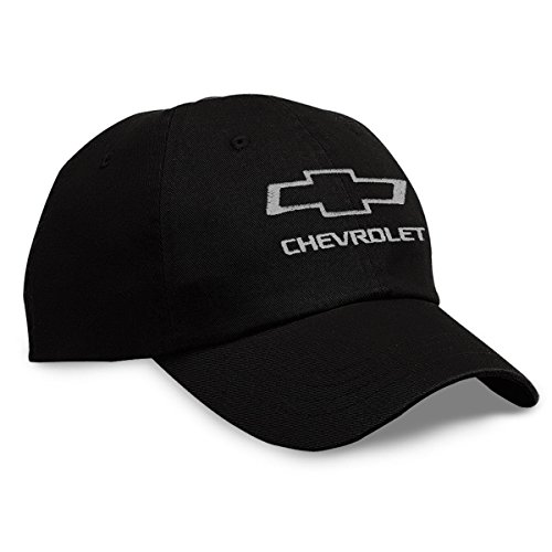 Gregs Automotive Bowtie Hat Cap Black Compatible with Chevrolet Chevy - Bundle with Driving Style Decal