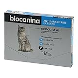 BIOCANINA Fiprocat 50 MG Solution Spot-on Gatos 3 Pipetas de 0,5 ML
