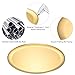 Large Mirror-Polished Stainless Steel Round Tray – Multi-Purpose Decorative Storage for Jewelry, Cosmetics & Essentials. Suitable for Bathroom,Bedroom,Coffee Table & Living Room(Golden)