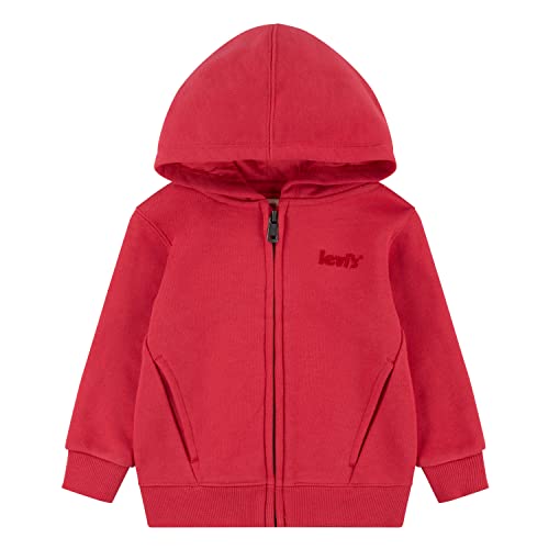 Tasche laterali inclinate Levi\'s Lvb Logo Full Zip Hoodie Bimbo, Chrysanthemum, 3 anni