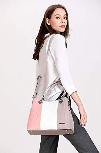 Handbags for Women with Multiple Internal Pockets in Pretty Color Combination - Thumbnail 5