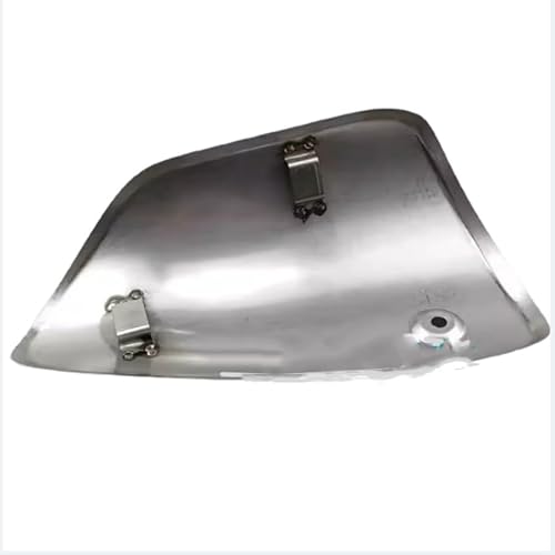 Motorcycle for CFMOTO700CLX side package bracket ADV version of the original car aluminum alloy package (Exhaust pipe cover-silver)