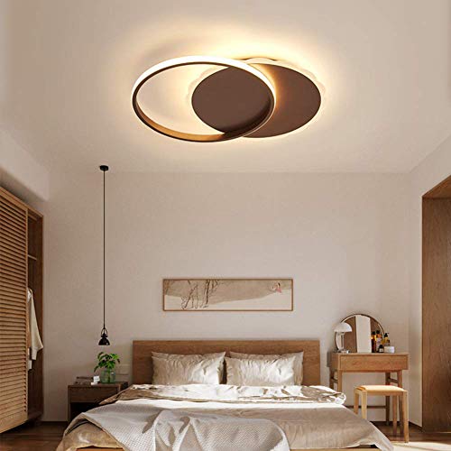 Plafonnier LED moderne de 50cm avec télécommande intensité réglable pour salon - 6