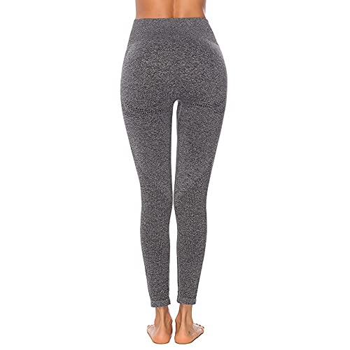 NP Calça legging feminina Energy sem costura com controle de barriga super elástica para academia, J