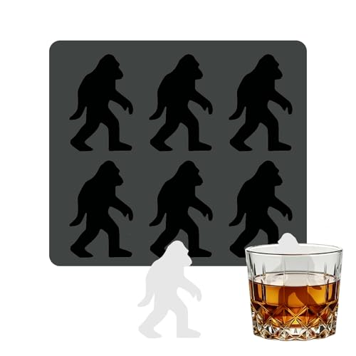 Molde de silicona para hielo Bigfoot, 6 cavidades miniatura 1