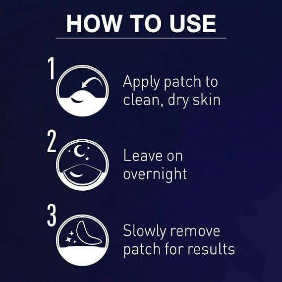 PanOxyl PM Overnight Spot Patches, Advanced Hydrocolloid Healing Technology, Fragrance Free, 40 Count - Pack of 2