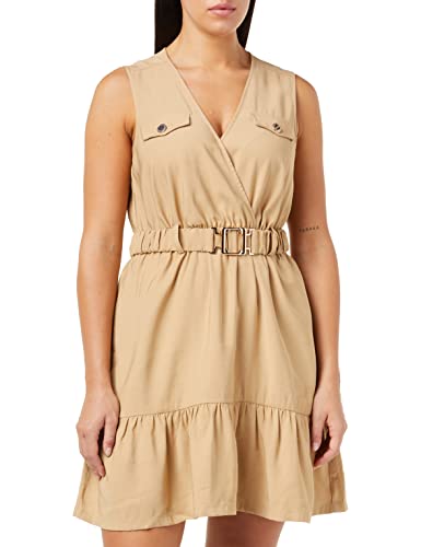 Morgan 222-ravela Vestido, marrón Claro, 36 para Mujer