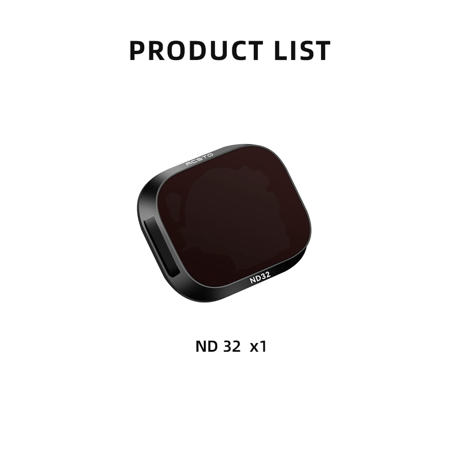 Filtres d'objectif compatibles pour DJI Mini 3 Pro, Drone ND8/16/32/CPL caméra polariseur Drones polarisant caméra Objectif Filtre Cadre Accessoires (ND32)